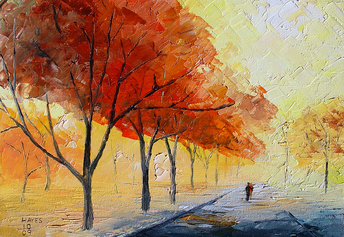 Leonid Afremov style - oil painting